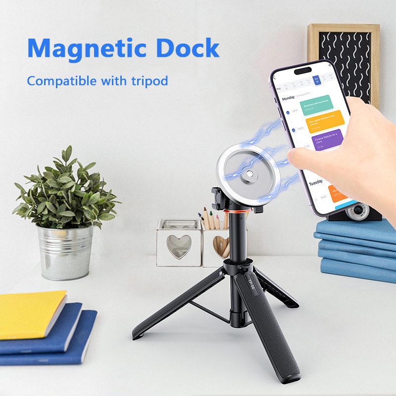 Vaorlo Magnetic Dock Untuk Kamera Maxbook Wireless Charger Mini Portable Phone Holder