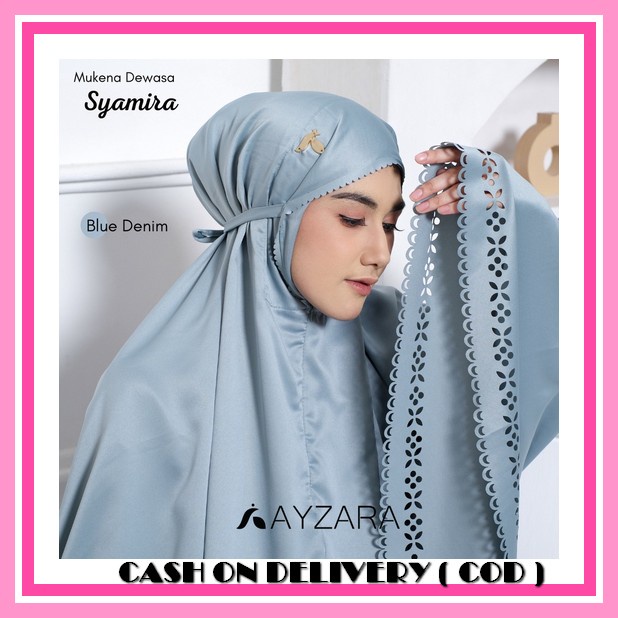 Mukena Dewasa Khatijah Free Tas Mukenah Jumbo Bahan Katun Premium Bahan Adem Mukena Dewasa Terbaru B