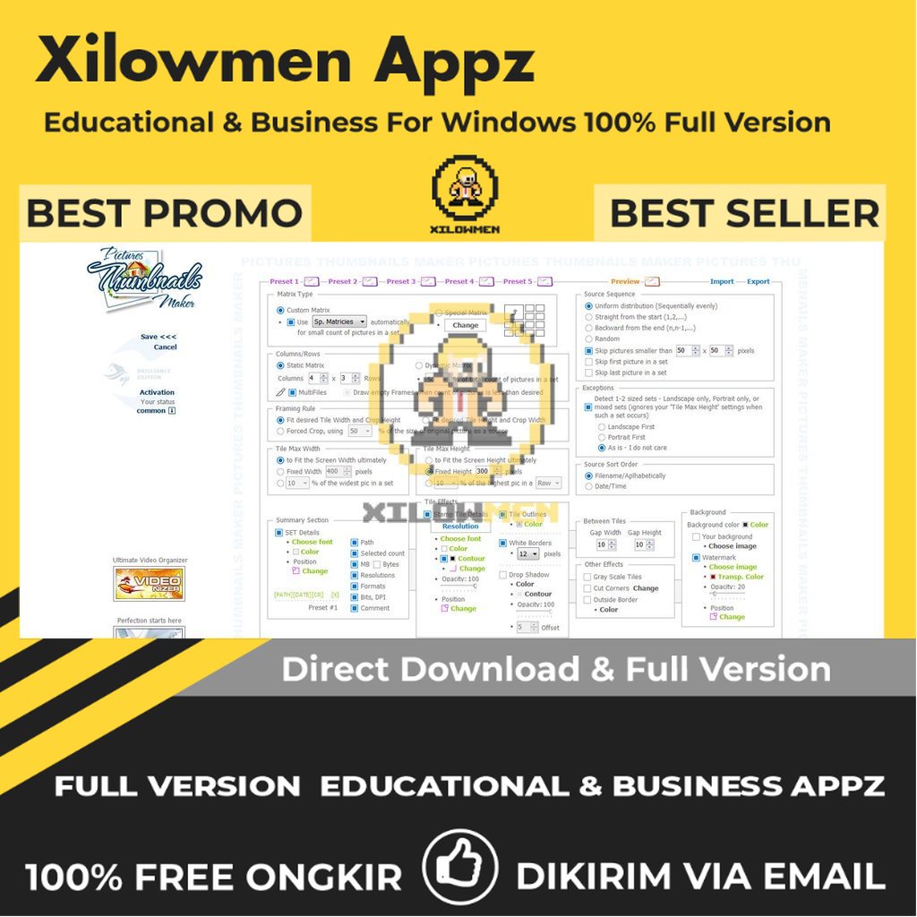 [Full Version] Pictures Thumbnails Maker Platinum Pro Design Graphics Lifetime Win OS