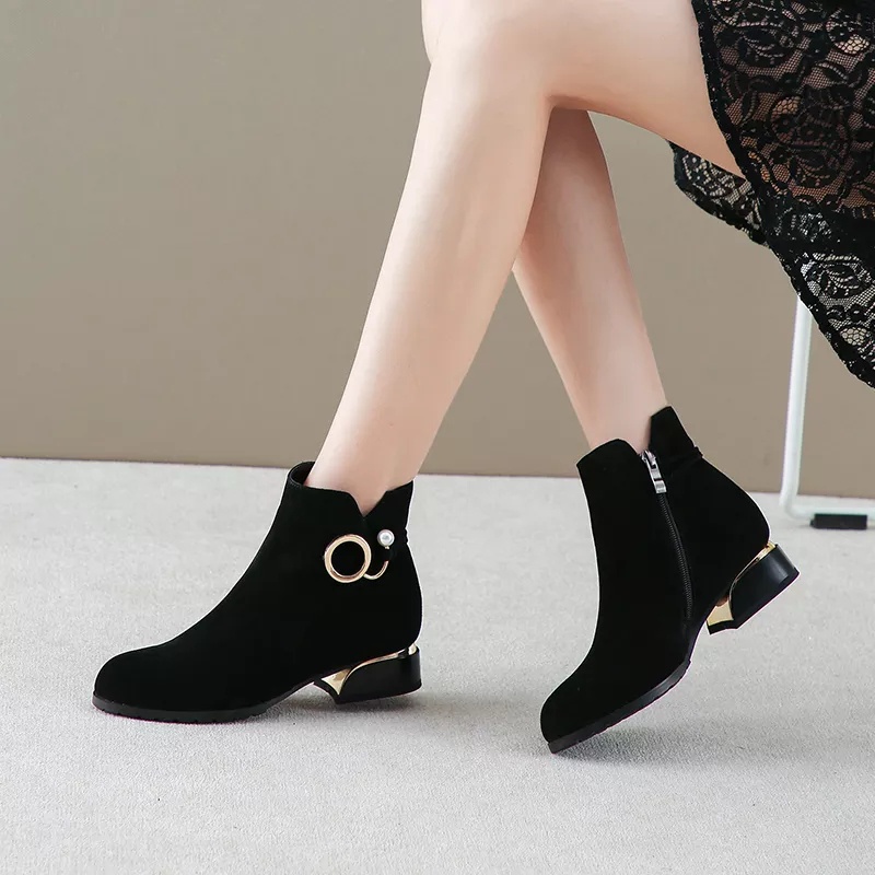 LARISBAGS1 sepatu boots heels wanita musim dingin