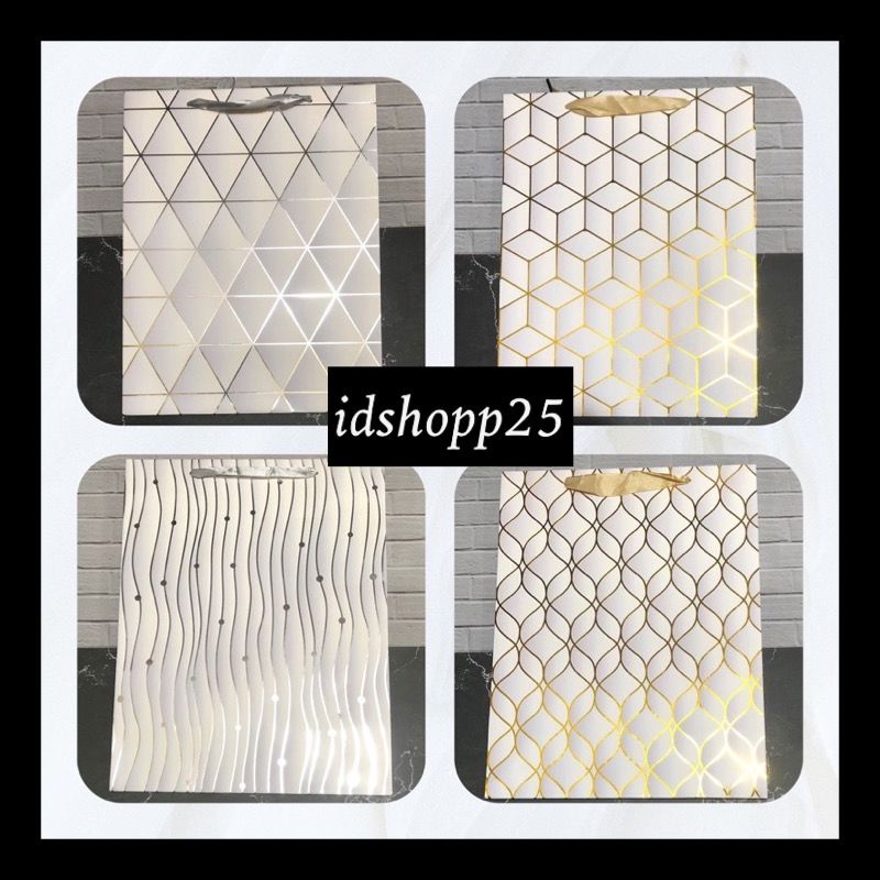PAPER BAG PAPERBAG L MOTIF TAS KERTAS PERNIKAHAN KADO ULANG TAHUN ANAK DEWASA