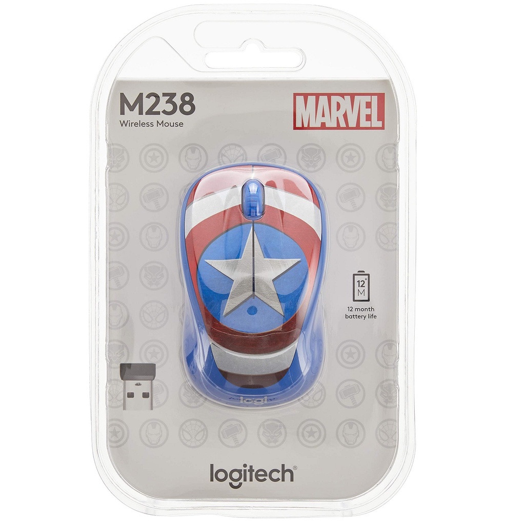 logitech Mouse Wireless M238 Marvel