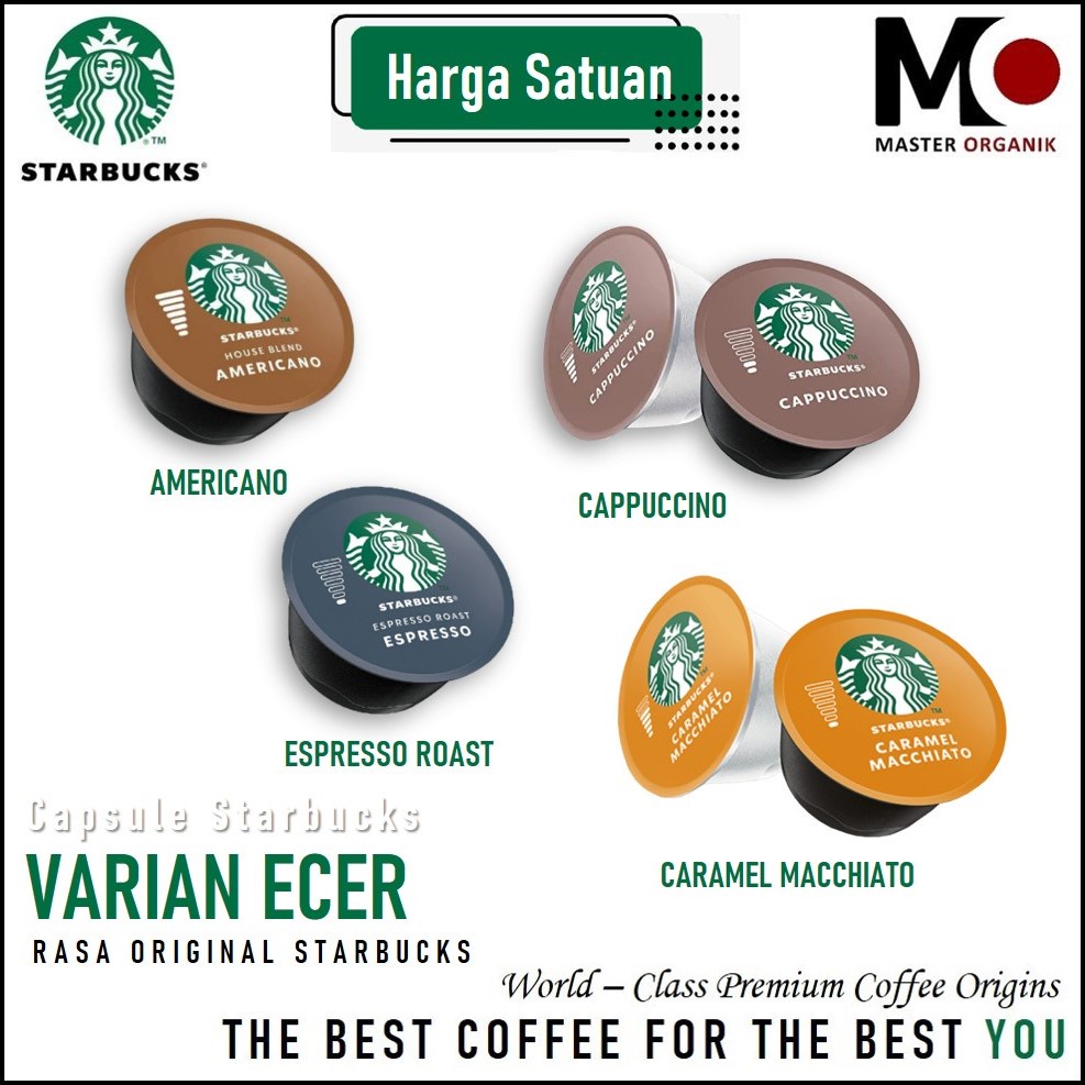 

STARBUCKS CAPSULE NESCAFE DOLCE GUSTO (NDG) ORIGINAL NESTLE STARBUCKS | NESCAFE STARBUCKS CAPSULE ORIGINAL ALL VARIAN ECER