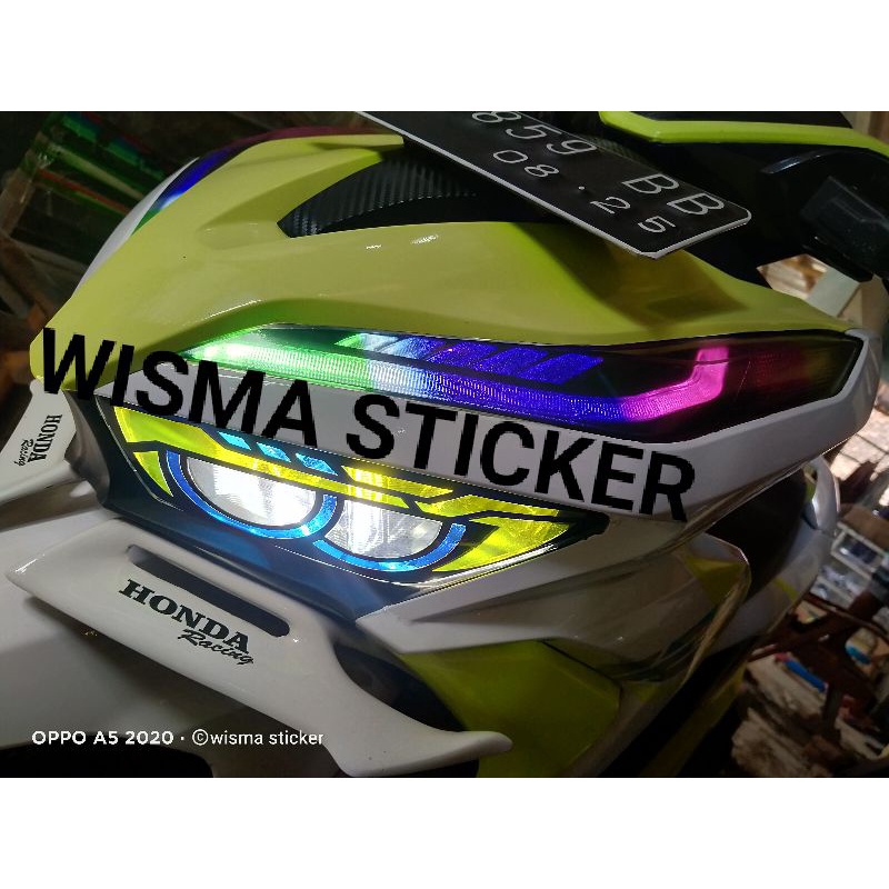 Stiker Lampu Vario 125 & 150 New / Stiker Lampu Vario Tema Projie / Stiker Lampu Vario Murah