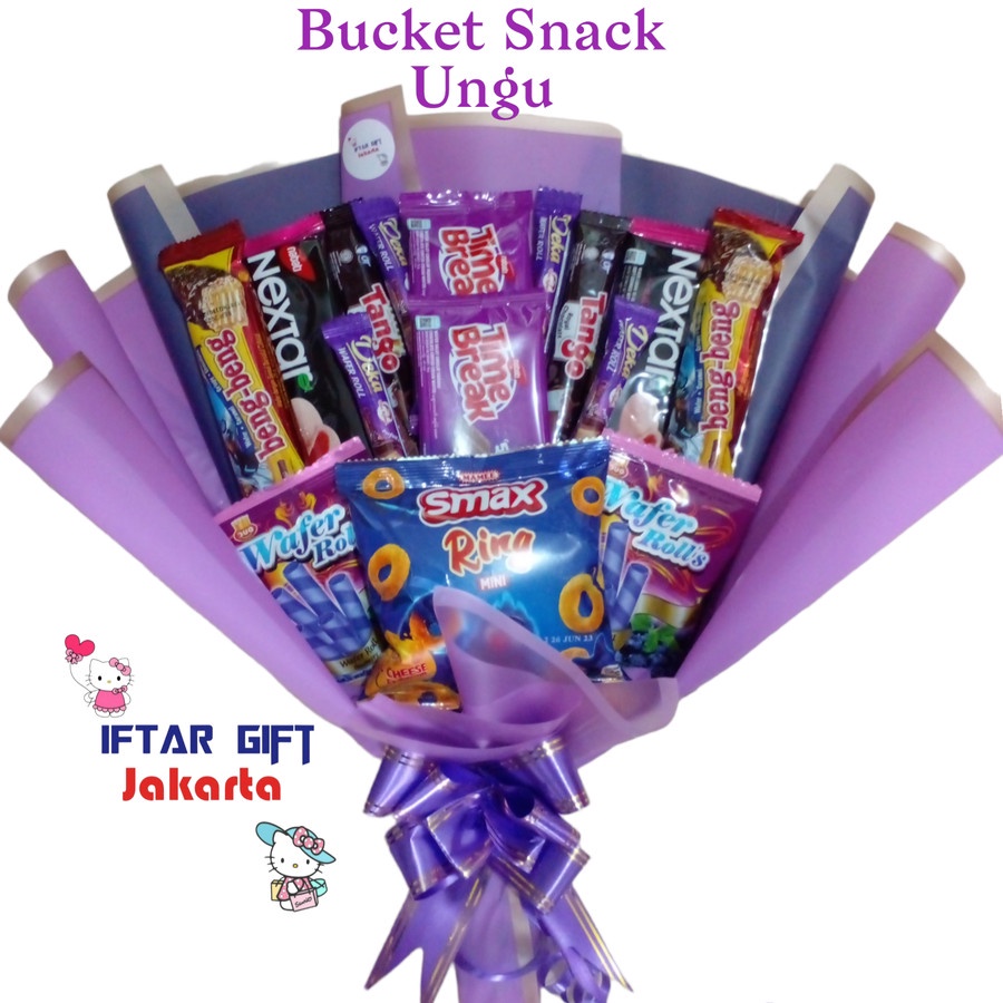 

bucket snack ungu