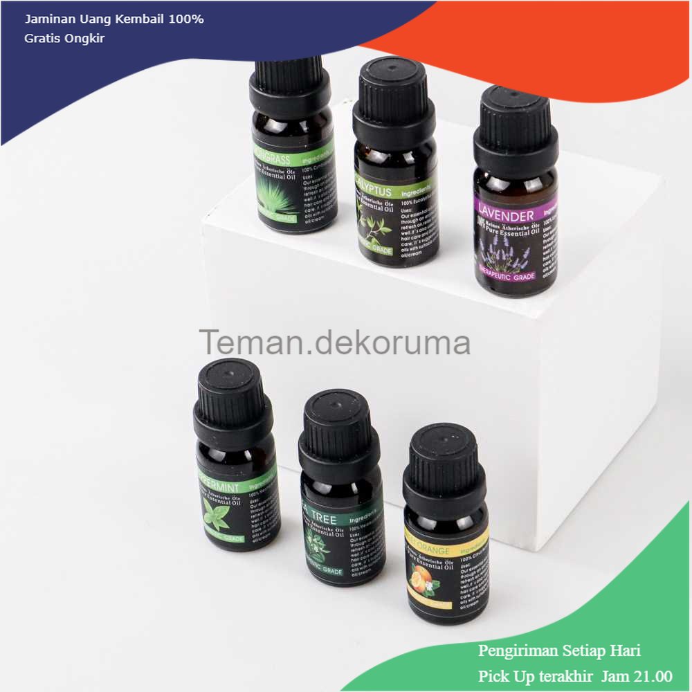 TD - DEK Gzoliya Essential Oils Minyak Aromatherapy Diffusers 10ml 6 PCS - YLS20