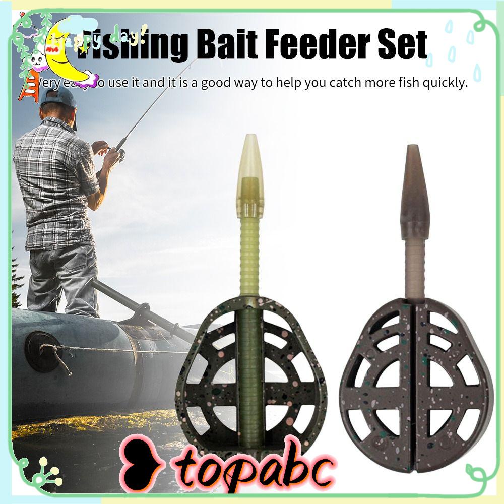 Top 25g/35g Umpan Pancing Feeder Set Umpan Baru tow Feeders pear shaped Disgorger Hook Remover