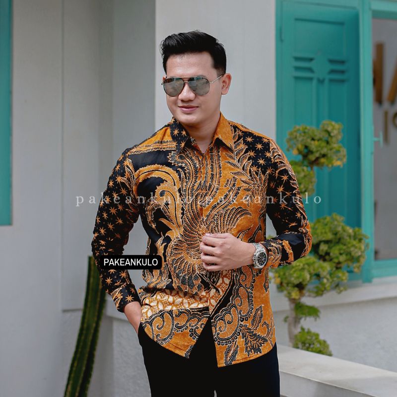 Batik Premium Pria Slimfit || Motif Madaharsa