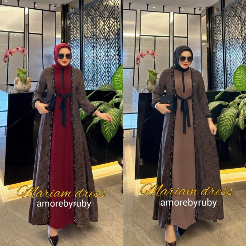 [ cemi_cemi ] Mariam dress amore by ruby / gamis amore by ruby/ amore by ruby [ SALE ] cemi_cemi
