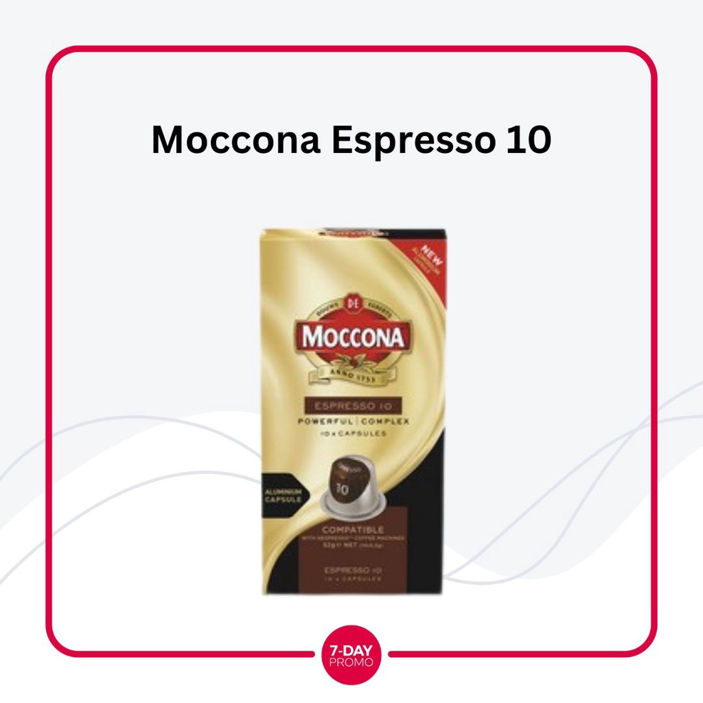 Moccona Coffee 10 Capsules Nespresso