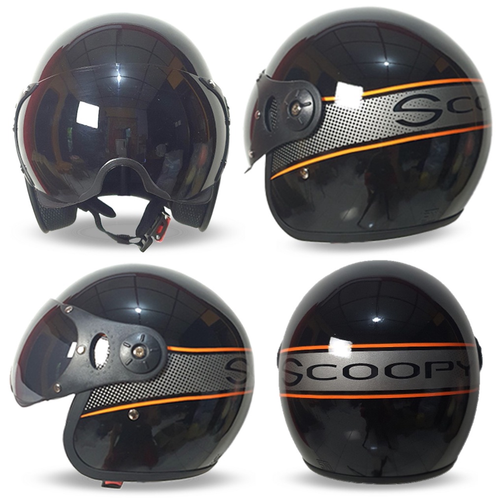 helm scoopy warna hitam