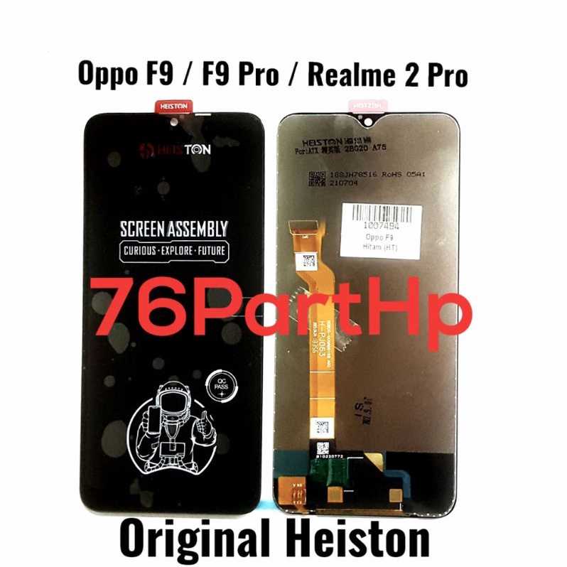 Lcd Touchscreen Fullset Kwalitas Original Heiston Oppo F9 - F9 pro - Realme 2 pro