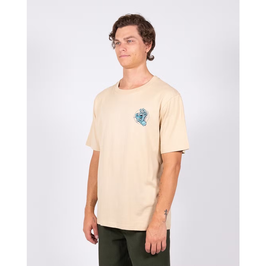 Santa Cruz Opus Overlay Tan Tee