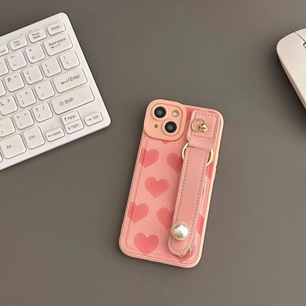 IPHONE Casing Ponsel Desain Gelang Cinta Tiga Warna Kompatibel Dengan Iphone12 13 14 11 Pro Max X Xs Max Xr Fgfgd