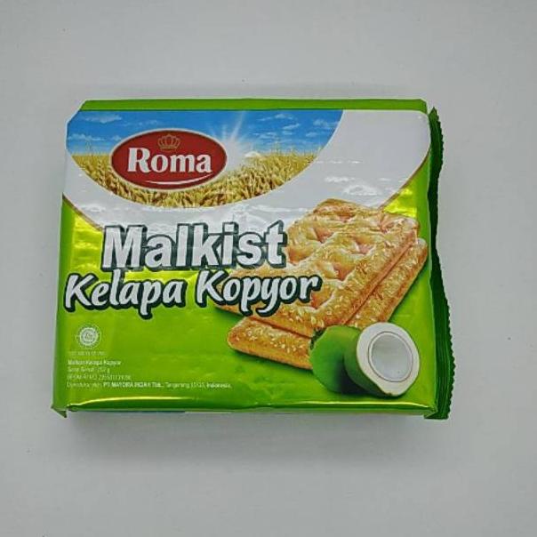 

A80 Roma Malkist Kelapa Kopyor 200gr barcode 8996001312353 TERMURAH こ