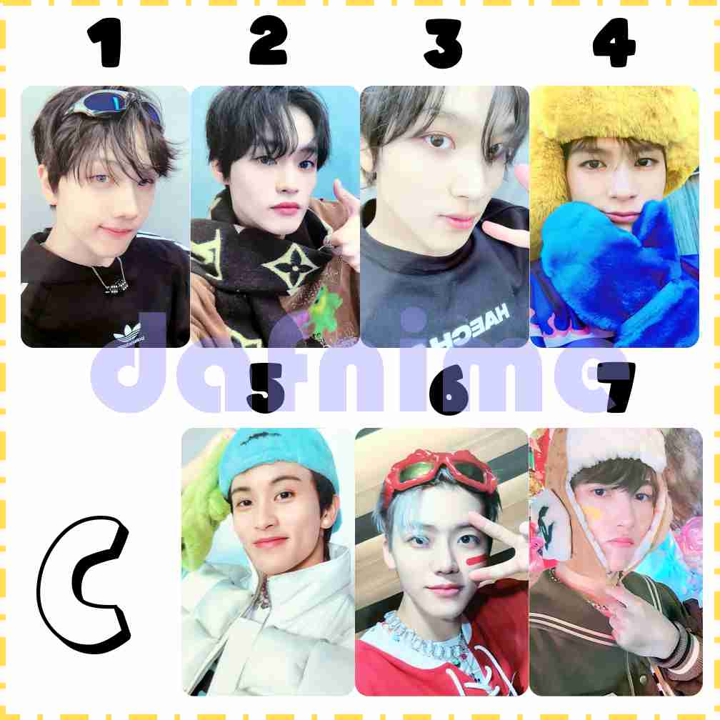 photocard nct dream unofficial versi candy pob