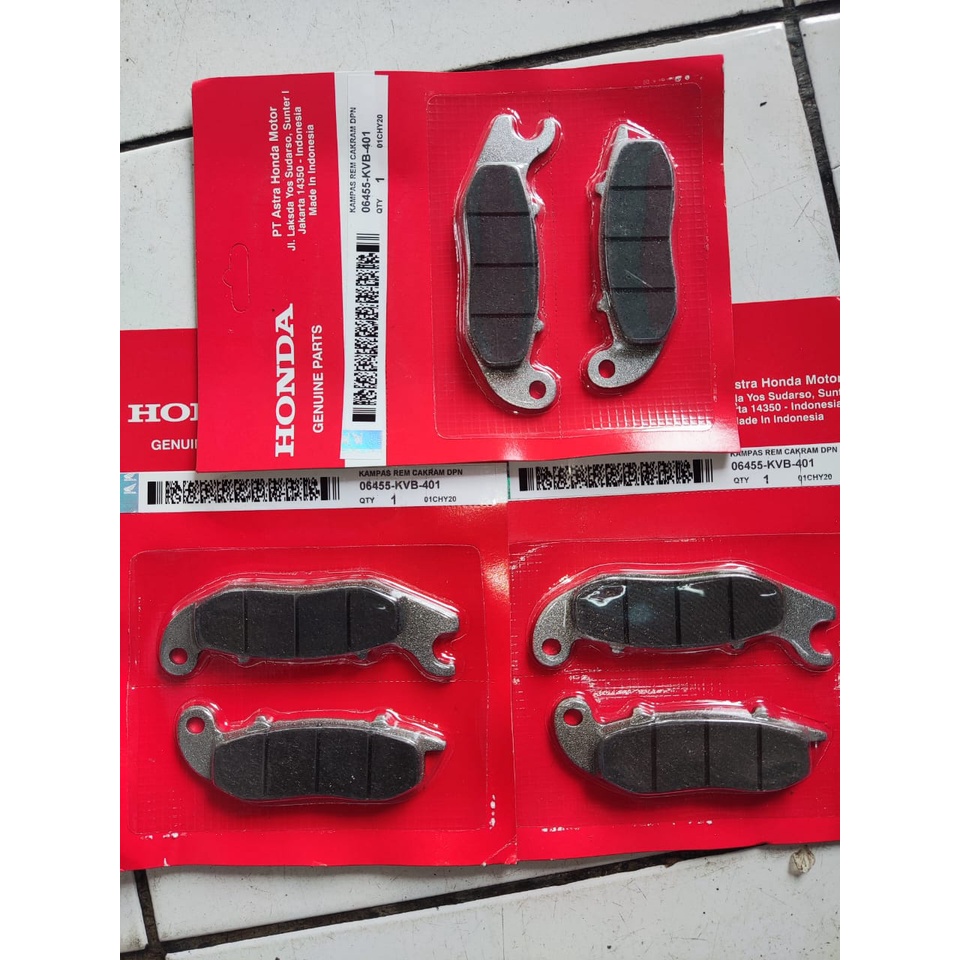 KVB-401 Disped DISPAD DISC PAD Kampas Rem Depan AHM Honda VARIO 110 PCX LAMA