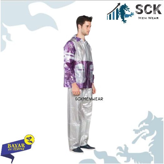 Jas Hujan DOLPHIN 945 Sporty / Jas Hujan  Pria Wanita Jas Hujan Metalik Murah - sckmenwear GROSIR