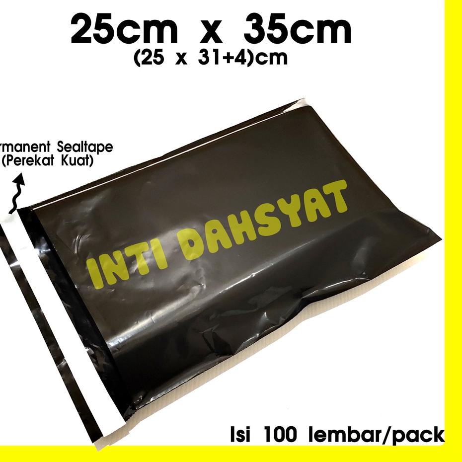 

Recommended POLYMAILER HITAM GLOSSY 25x35 (25x31 +4 Sealtape) Isi +/- 100lembar/pack Plastik Packing Online Shop Murah KUALITAS BAGUS GGD.