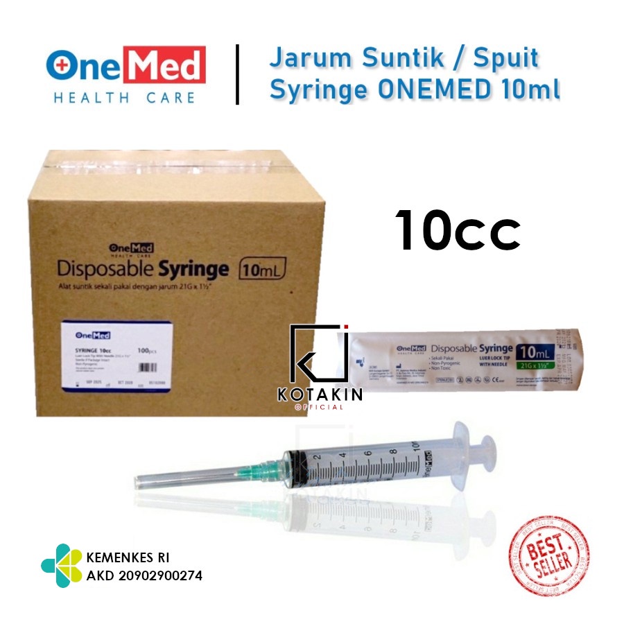 Spet 10cc ONEMED / Disposable 10 cc/ml ONE MED