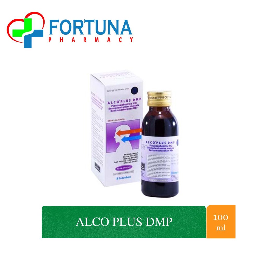 ALCO PLUS DMP SYRUP 100ML / BATUK / FLU