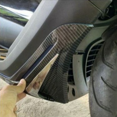 Tutup Cover Body Depan Bagian Bawah Carbon Yamaha All New Nmax-155 2020 / 2021 / 2022 NEMO Best Qual