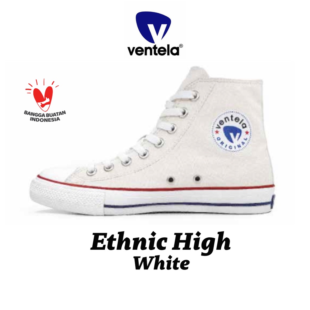 Ventela Ethnic High White [READY STOCK]