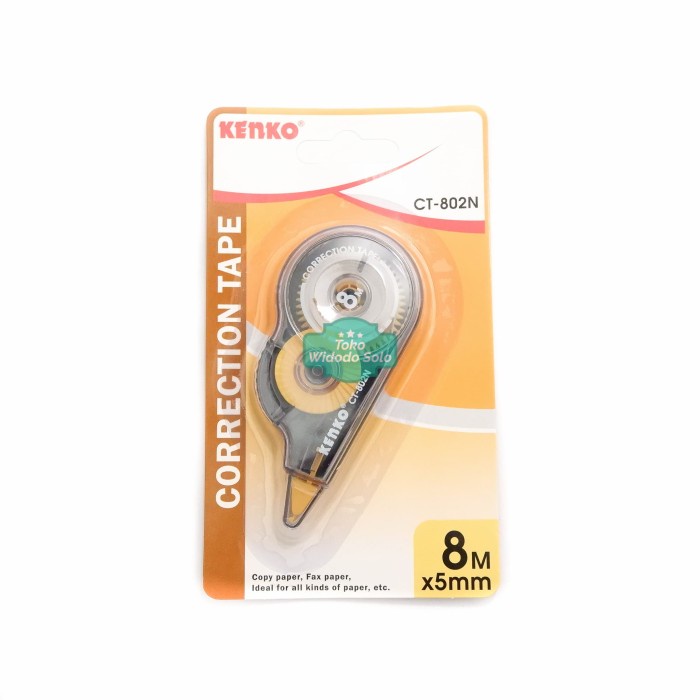 

Tip Ex Kertas 8 Meter Kenko CT 802N Correction Tipex Tape 1 Buah