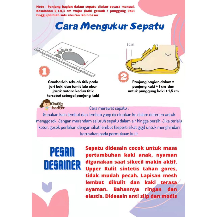 Chubby Glory SH2168 Sepatu sendal anak kartun karakter murah