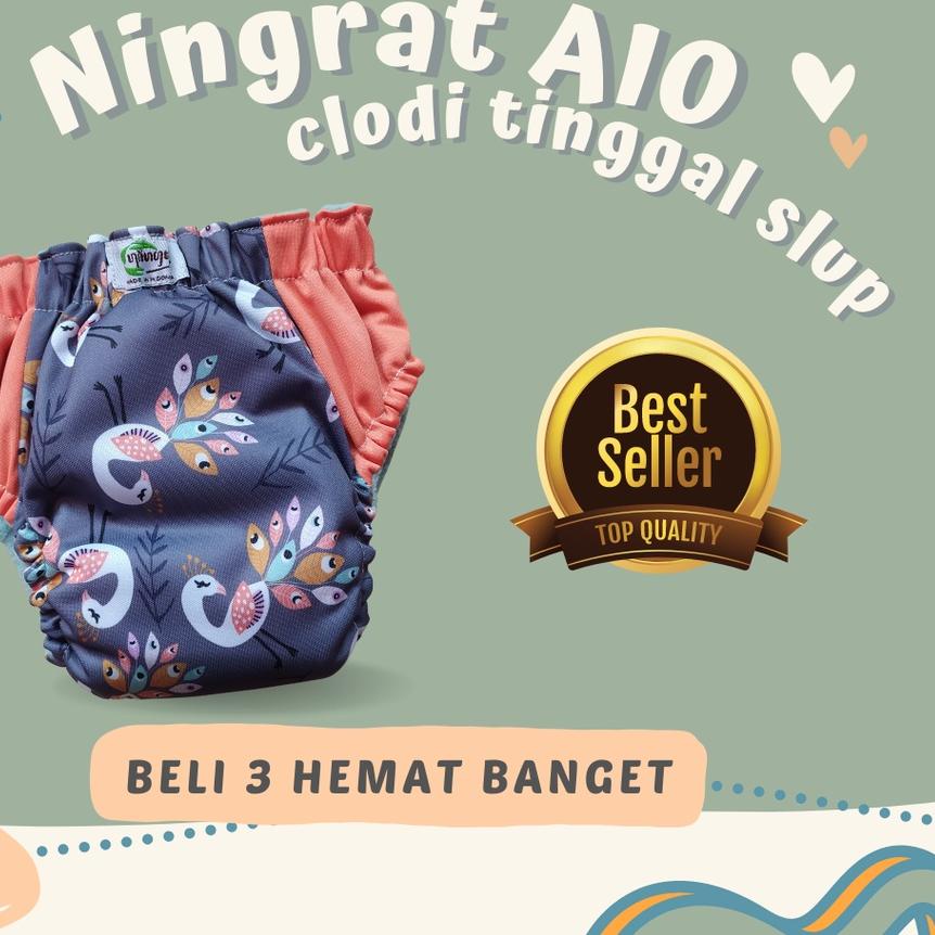► Popok Kain Bayi Clodi Ningrat AIO Reguler dan Jumbo Cloudy CLody ➶