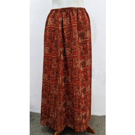 Rok Panjang Rok Sifon Motif Rok Pinggang Karet Preloved Rok Preloved Pribadi