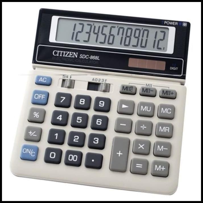 

Kalkulator Citizen Sdc 868 L Original