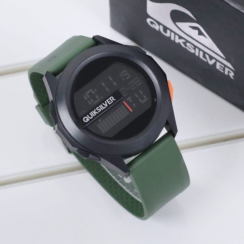 Terbaru Jam Tangan Pria Digital Quiksilver Drone Strap Rubber