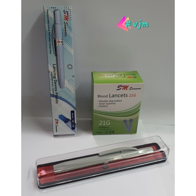 Paket Murah Lancing pen plastik Ms bonus Jarum 100pc magicstar