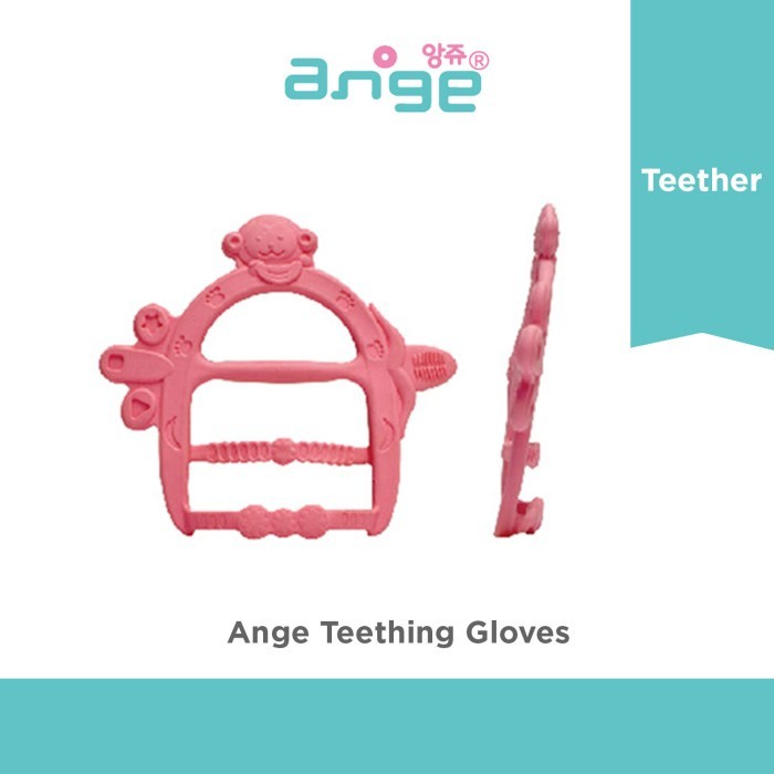 Ange AG707037 Giraffe Teething Gloves - Gigitan Bayi