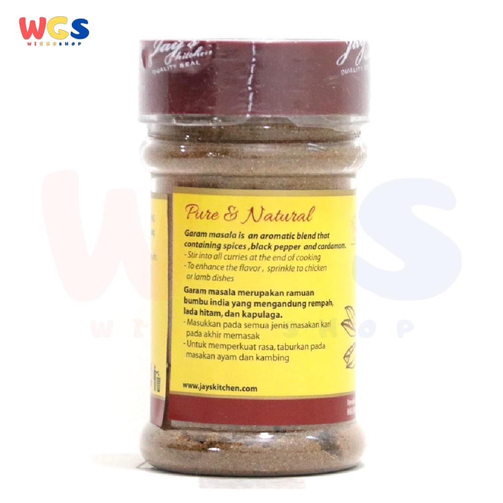 Jay's Kitchen Jays Garam Masala 70 gr - Garam Masala