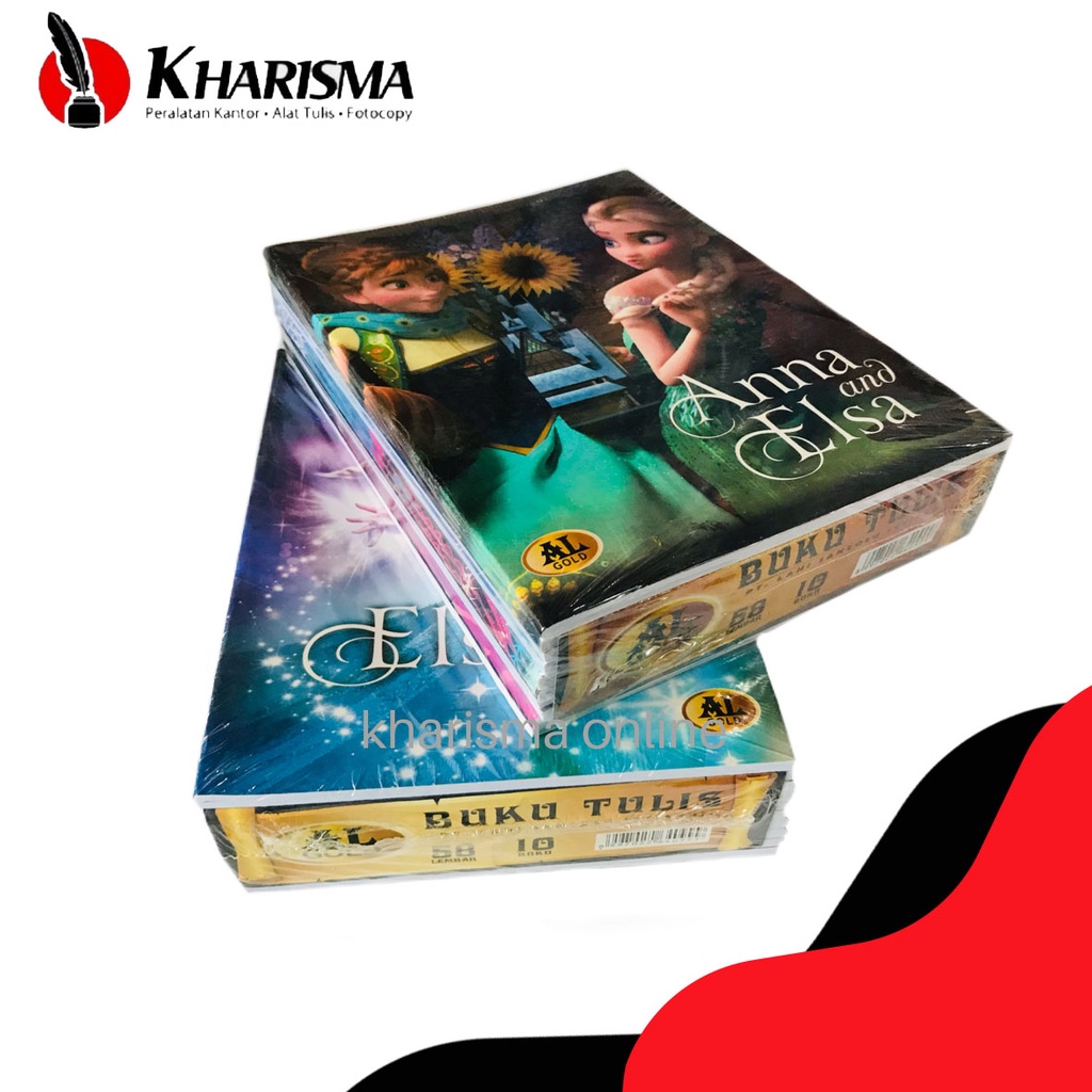 

Buku Tulis AL Gold 58 lembar isi 10 buku