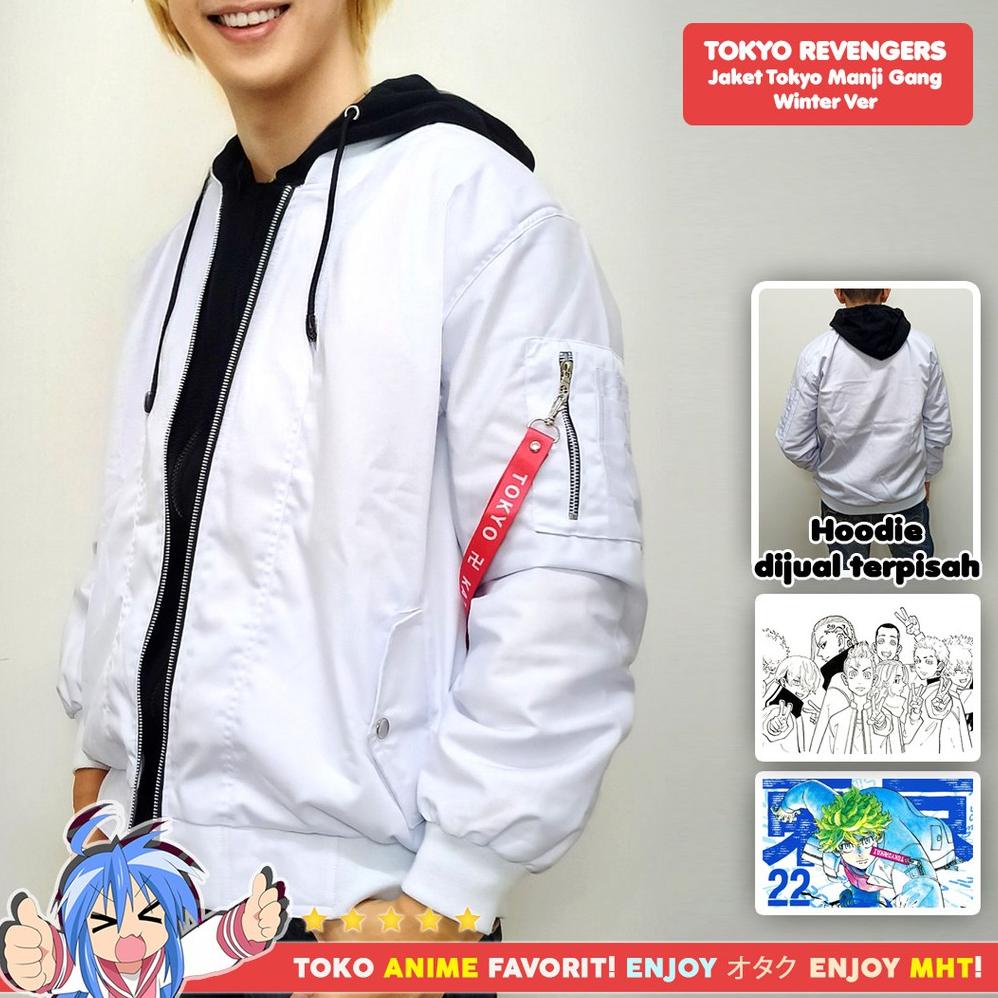 Jaket Bomber Anime Tokyo Revengers Tokyo Manji Kai Winter Mikey Draken Chifuyu Mitsuya Takemichi
