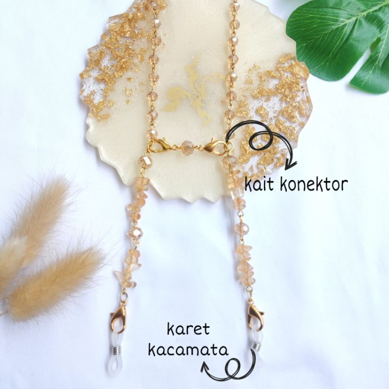 Kalung Kacamata|Konektor Masker|Kalung Masker|Kalung Kacamata Dewasa|Strapmasker Dewasa|Original Handmade 100%