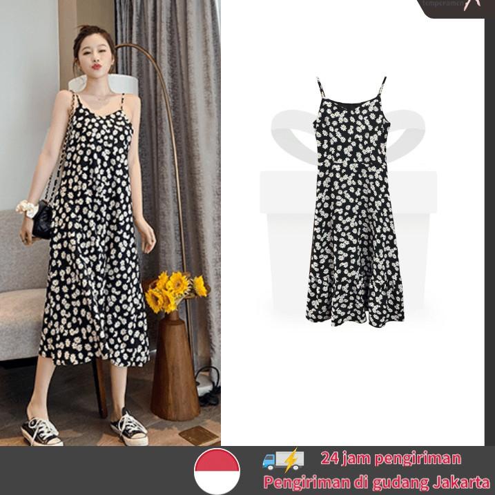 ✯ Rok plisket Daisy dress/Maxi dress/Long dress Rok panjang Dress polos panjang ♥