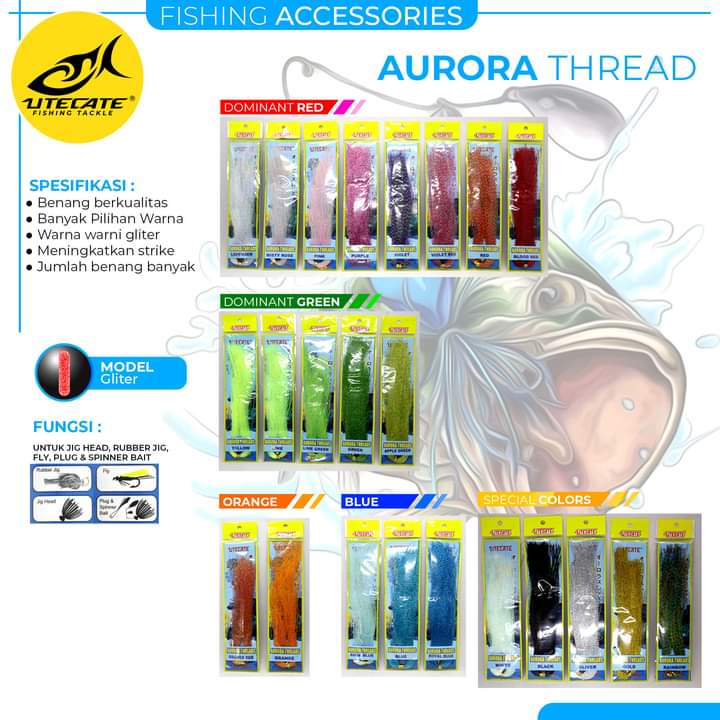 Umpan Bulu Mutiara - Aurora Accesories Mancing