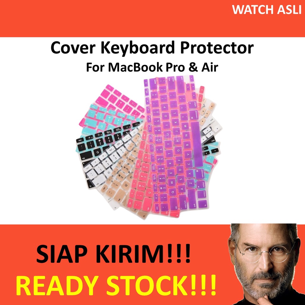 MacBook Cover Keyboard Protector AIR PRO 13 14 16 M2 M1 2023 2022 2021