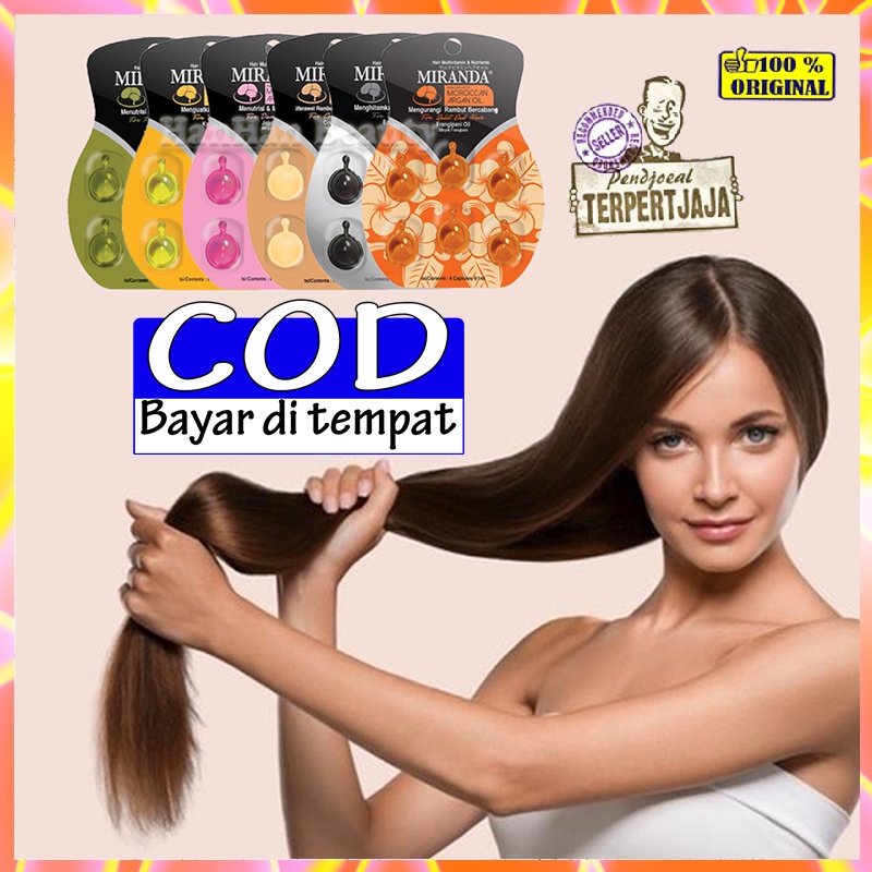 Vitamin Rambut Rontok Dan Rusak Miranda Hair Vitamin Blister Isi 6 Ori BPOM Perawatan Rambut Rusak D