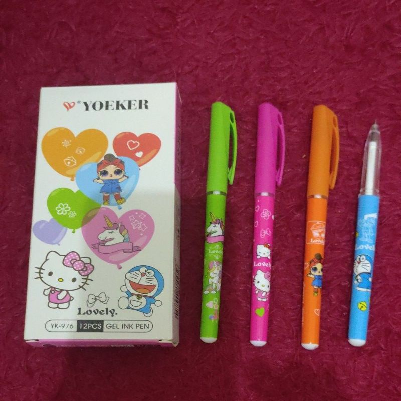 

Pulpen Gel Bergambar Karakter Fancy (LUSIN)