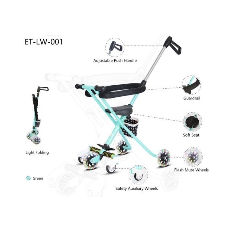 [TERMURAH] STROLLER SEPEDA ANAK MIKROTRIKE EXOTIC ET LW 001/ LW001/ LW001-1/ LW 101 / LW 005 / LW 105