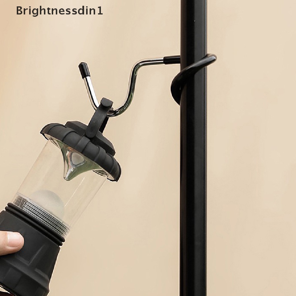 [Brightnessdin1] Outdoor Lamp Holder Hook Tenda Tiang Tiang Lampu Holder Hook Camp Gantungan Peralatan Butik