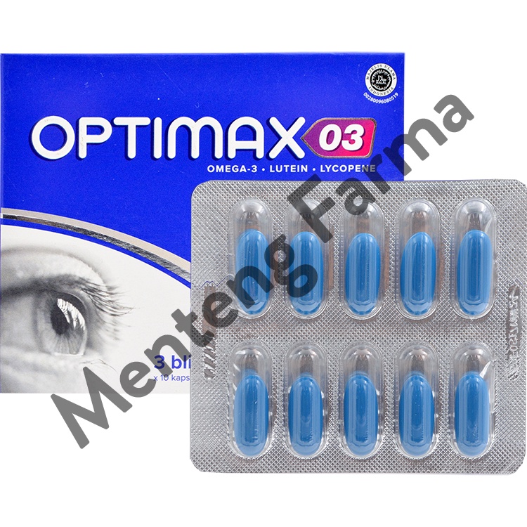 Optimax O3 10 Kapsul - Vitamin dan Suplemen Kesehatan Mata