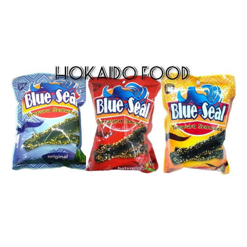 

Blue Seal Tampura / Blue Seal Snack seaweed / Tampura all varian 25g