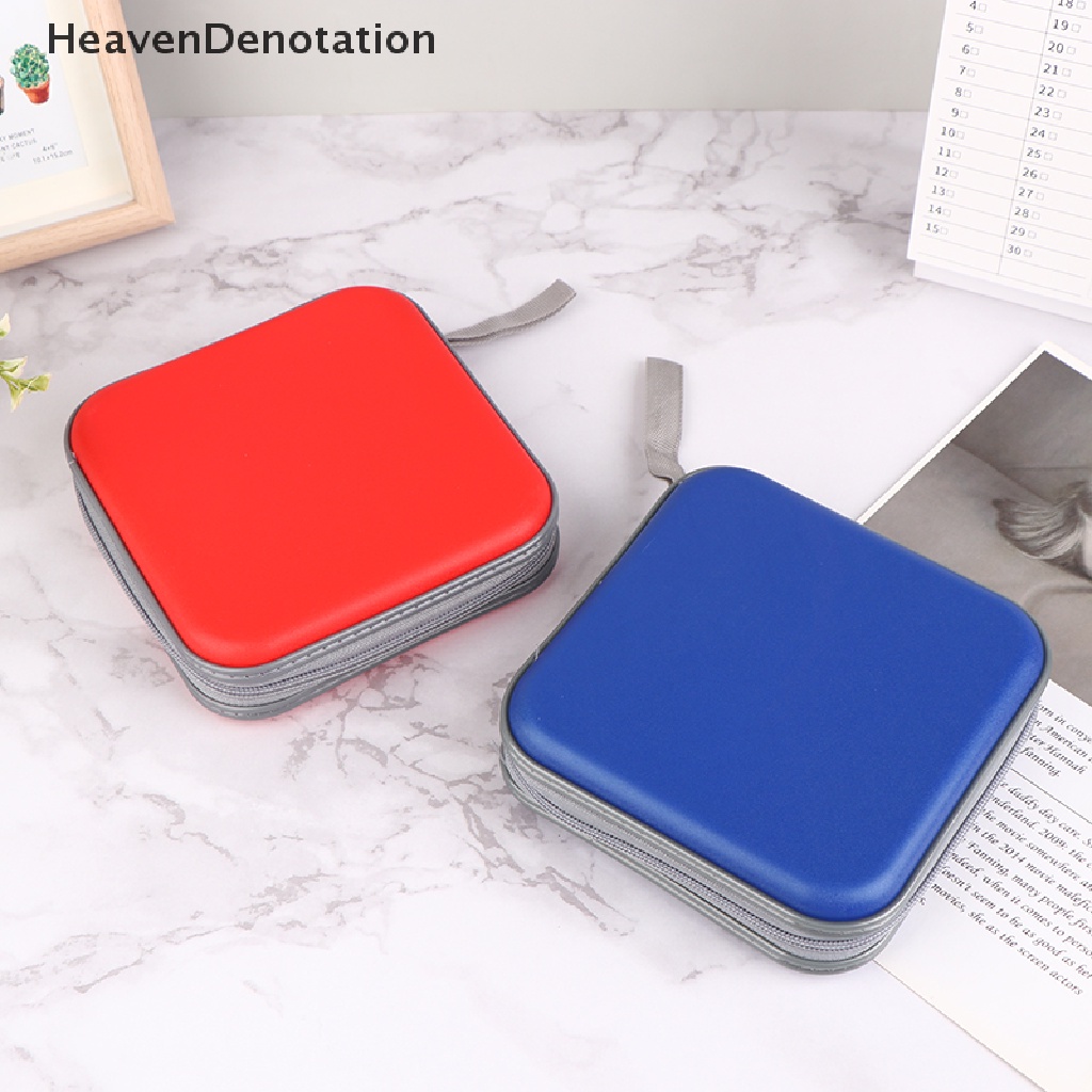 [HeavenDenotation] 1pc CD Case Portable Paket CD Kompresi Anti Air 40disk CD Packing Box HDV