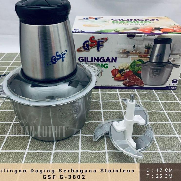 Ready Banyak blender daging stainless gsf 3802 gilingan daging serbaguna gsf